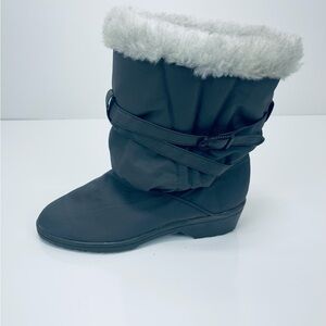 Vintage 80s Womens The Cold Remedy Danexx By Danielle Winter Boots Size 7M Gray